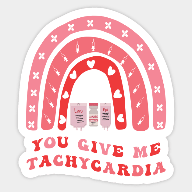 You Give Me Tachycardia Sticker by Salahboulehoual